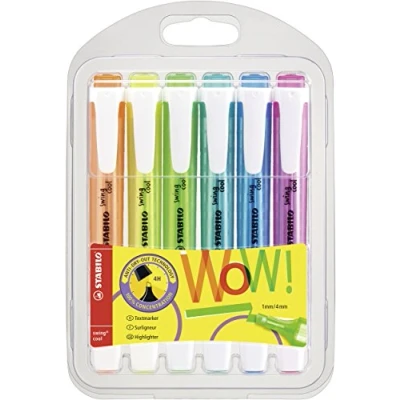 Afbeelding van Stabilo Swing Cool markeerstiften, verschillende kleuren, 6 stuks