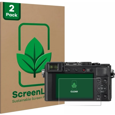 Afbeelding van ScreenLeaf Screenprotector voor Panasonic Lumix DC LX100 II Duurzame schermbescherming Folie Beschermfolie transparant (2 Stuks)