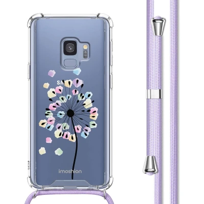 Afbeelding van imoshion Design hoesje met koord voor de Samsung Galaxy S9 Sandstone Dandelion