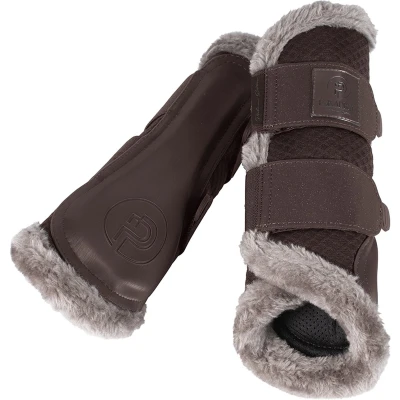 Afbeelding van Eskadron Dressage Boots Platinum Mesh Fauxfur Shetty Teak XXXS Agradi.be