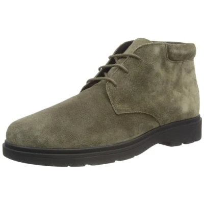 Afbeelding van Geox Spherica Veterboots, Heren, Maat: 39, Military Veloursleer