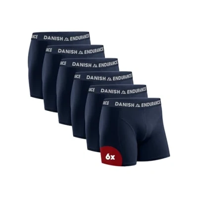 Afbeelding van Danish Endurance 6 PACK Onderbroeken, Heren, Maat: 3XL, Dark blue