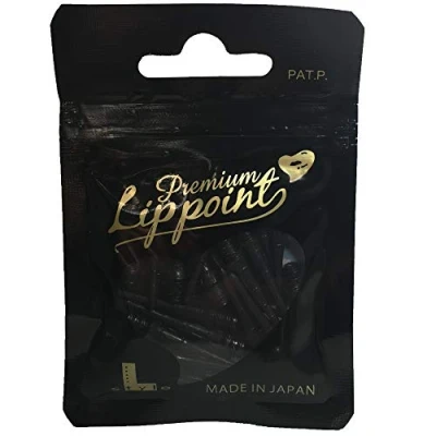 Afbeelding van LSTYLE Premium Lippoint dartpijlen, zachte punt, 2BA schroefdraad, zwart