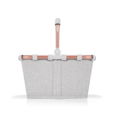 Afbeelding van Reisenthel Carrybag Boodschappenmand Maat XS 5L Frame Twist Sky Rose Grijs