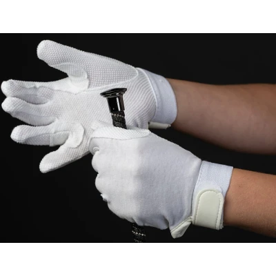 Afbeelding van Harry&#039;s Horse Katoenen Rijhandschoenen Wit XL