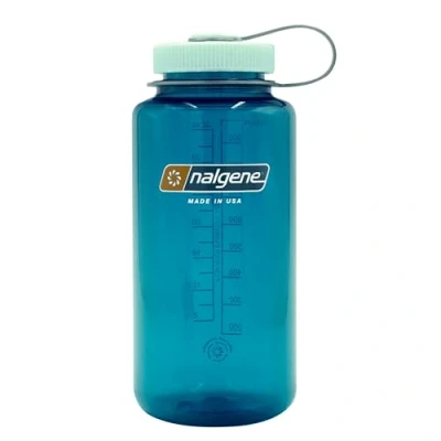 Afbeelding van Nalgene Wide Mouth Sustain Drinkfles 1 Liter Trout Green Groen Drinkflessen