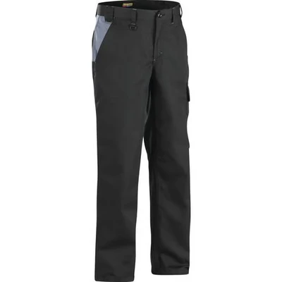 Image de Pantalon Industrie 1404 Noir/gris 100% Coton croisé Blaklader