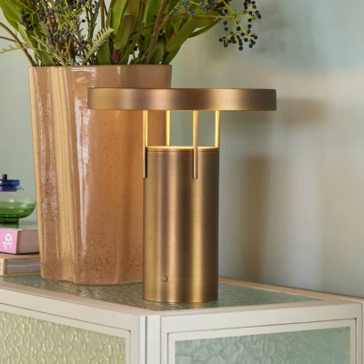 Afbeelding van Hübsch BringMe Tafellamp Burnished Brass