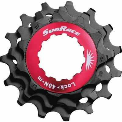 Afbeelding van SunRace Sluitring met kransjes 10V 11/13/15T zwart