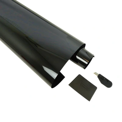 Afbeelding van Carpoint Ruitenfolie Krasbestendig Lichtgrijs 35% 300x50cm 2660062