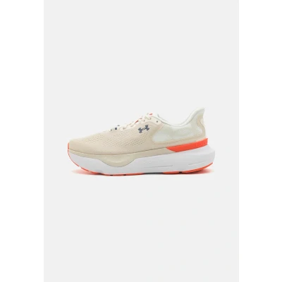 Afbeelding van Under Armour Infinite PRO 2 Hardloopschoenen voor op de weg, Dames, Maat: 38, Stone/fire/downpour gray Textiel/ synthetisch