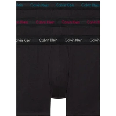 Image de Calvin Klein Boxer Briefs (Lot de 3) Homme, Black (B Auth Gry, Chesapk Bay, Jwl Lgs), XS