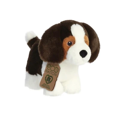 Afbeelding van Eco Nation Pluchen Knuffel Beagle 20 cm