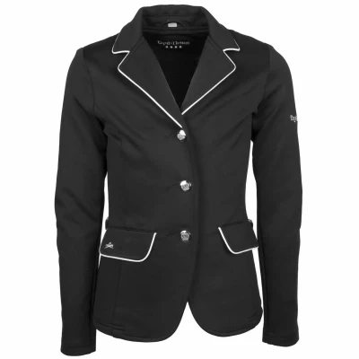 Afbeelding van Equi Theme Soft Classic rijjas voor kinderen zwart maat:140