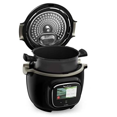 Image de Moulinex Cookeo Touch Wifi, Multicuiseur intelligent 6L, Haute pression, 250 recettes intégrées, Guide pas à pas, Compatible Extra Crisp Air Fryer, Application Moulinex, CE902800