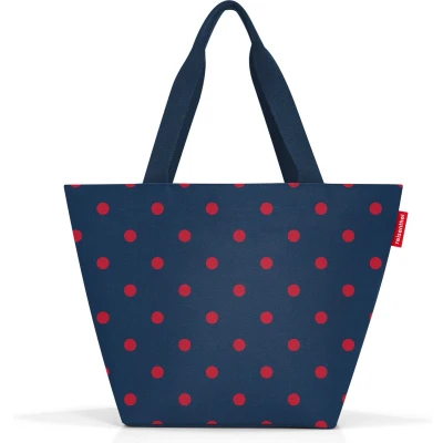 Afbeelding van Reisenthel Shopper M Handtas 15L Mixed Dots Red Rood
