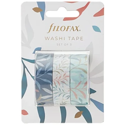 Afbeelding van Filofax Washi Tape Set Botanical