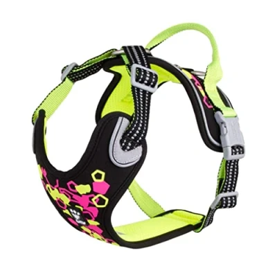 Afbeelding van Hurtta Weekend Warrior Harness Hondenharnas Neon Licorice Borstomvang: 40 45 cm