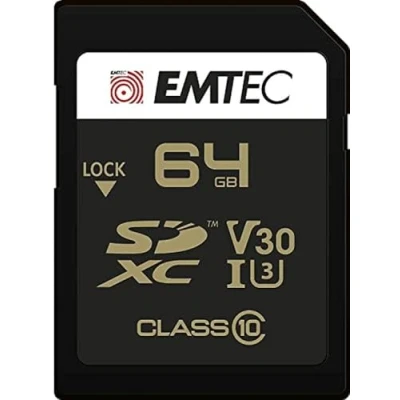 Image de EMTEC Speedin carte mémoire flash 64 Go SDXC UHS I