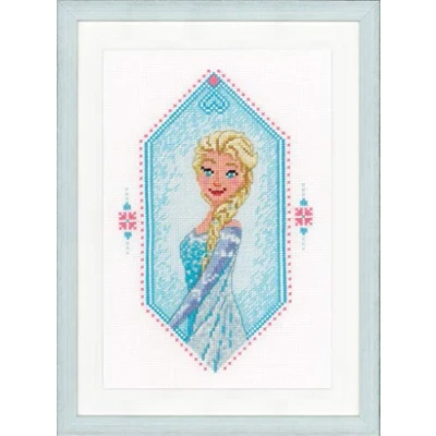 Afbeelding van Telpakket kit Disney Frozen heart Vervaco PN 0167297