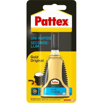 Afbeelding van Pattex Secondelijm Gold Tube 3 Gram
