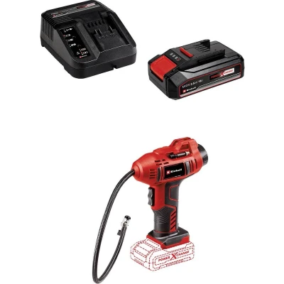 Afbeelding van Einhell CE CC 18 Li (2,5 Ah) Power X Change Accucompressor 11 bar Incl. 1 accu, Digitaal display, Automatische afschakeling