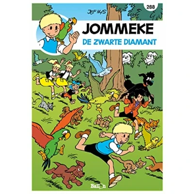 Afbeelding van Jommeke strip nieuwe look 288 De zwarte diamant