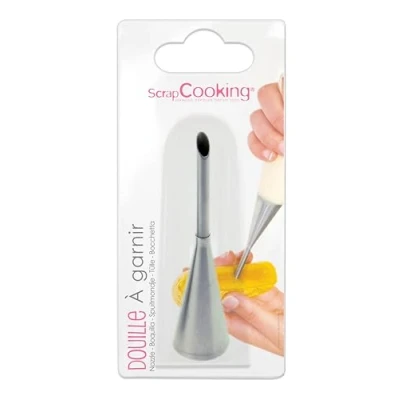 Afbeelding van Scrapcooking 1801 sierhuls, roestvrij staal, zilverkleurig, 14 x 10,8 2 cm