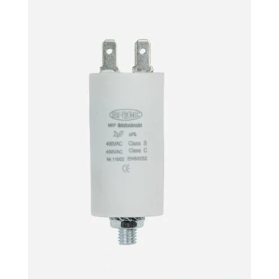 Afbeelding van edi tronic Anlaufkondensator Motorkondensator Arbeitskondensator MKP 2µF 450V, Stecker