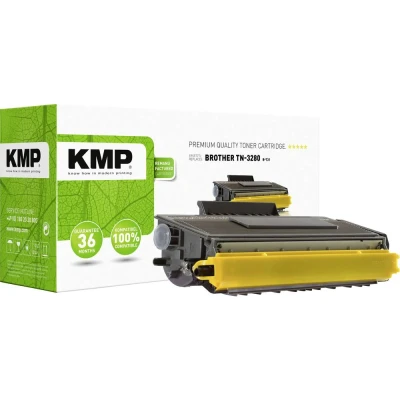 Afbeelding van KMP Tonercassette vervangt Brother TN 3230, 3280, TN3230, TN3280 Compatibel Zwart 12000 bladzijden B T31