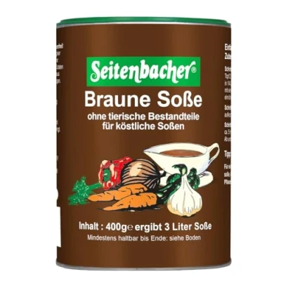 Afbeelding van Seitenbacher Set van 3 bruine sauzen veganistisch glutenvrij lactosevrij snel en eenvoudig x 400 g