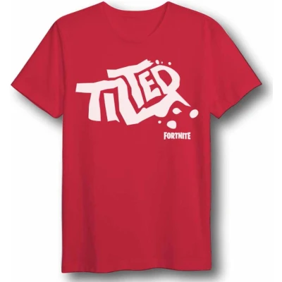 Afbeelding van Fortnite T shirt met korte mouw rood Maat XL