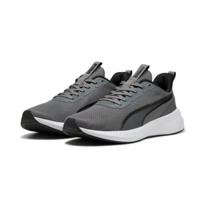Afbeelding van PUMA Flyer Lite 3 Hardloopschoenen voor op de weg, uniseks, Cool Dark Gray Zwart Wit