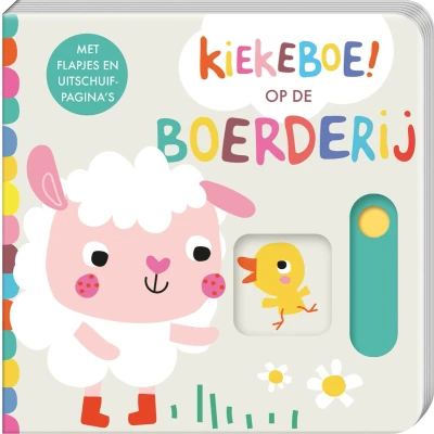 Afbeelding van Image books flapjesboek kiekeboe op de boerderij