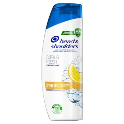 Afbeelding van Head &amp; Shoulders Citrus Fresh Anti roos shampoo voor vettig haar, 300 ml, dagelijks gebruik, tot 100% roosbescherming, klinisch getest, schoon fris gevoel