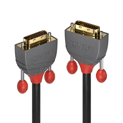 Afbeelding van LINDY 36227 DVI kabel Aansluitkabel D 24+1 polige stekker, stekker 15.00 m Zwart