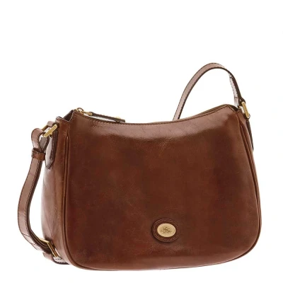 Afbeelding van The Bridge Story Donna Shoulderbag brown II Damestas