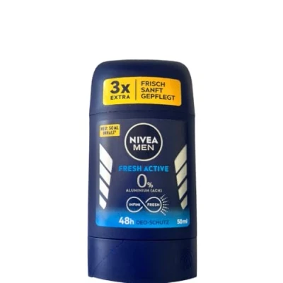 Afbeelding van NIVEA MEN Fresh Active Deodorantstiften, zonder aluminium, verfrissende formule voor 48 uur bescherming, 6 stuks