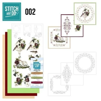 Afbeelding van Stitch and Do 2 Vogelhuisje
