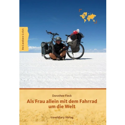 Afbeelding van Als Frau allein mit dem Fahrrad um die Welt