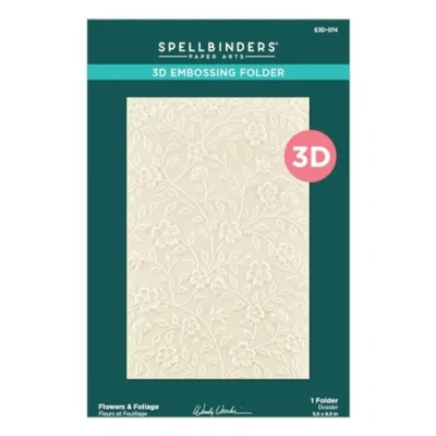 Afbeelding van Spellbinders Flowers &amp; Foliage 3D Embossing Folder (E3D 074)