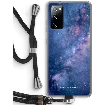 Afbeelding van hoesje met Koord geschikt voor Samsung Galaxy S20 FE / 5G Nebula Telefoonhoesje Zwart Bescherming aan alle Kanten en Over de Schermrand