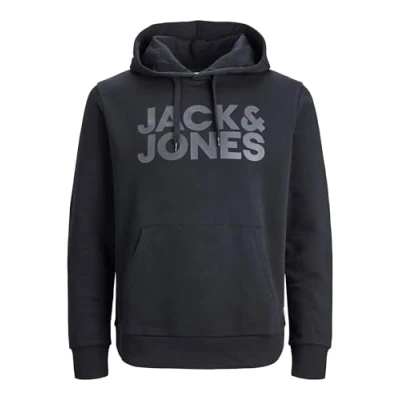 Afbeelding van JACK &amp; JONES Jjecorp Logo Noos Hoodie voor heren (1 stuk), Zwart 4