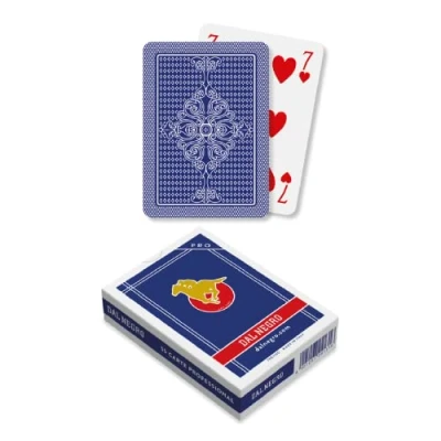 Afbeelding van Dal Negro Speelkaarten 8,8 X 6,3 Cm Pvc Blauw 55 delig