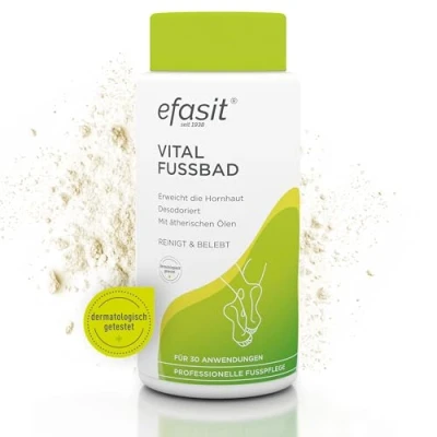 Afbeelding van efasit Vital Voetbad 400 g Basic eeltbadditief voor geurende, verzorgde en ontspannen voeten, verzacht eelt, tot 30 toepassingen