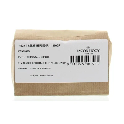 Afbeelding van Jacob Hooy Gelatinepoeder 250 gram