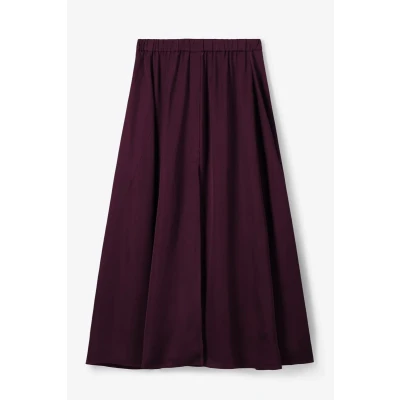 Afbeelding van Sissy Boy Dames Donkerrode maxi rok (Maat XL, Viscose)