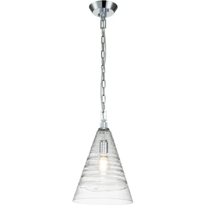 Afbeelding van Feiss LED Pendelarmatuur Elmore 1X E27 Max 60W Dimbaar Polished Chrome