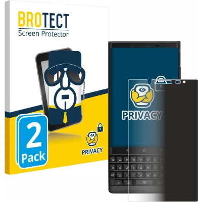 Afbeelding van BROTECT privacy screenprotector voor BlackBerry Key2 Folie Beschermfolie Blauwlichtfilter (2 Stuks)