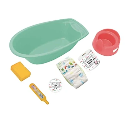 Afbeelding van Poppenbad Pinguin met Accessoires